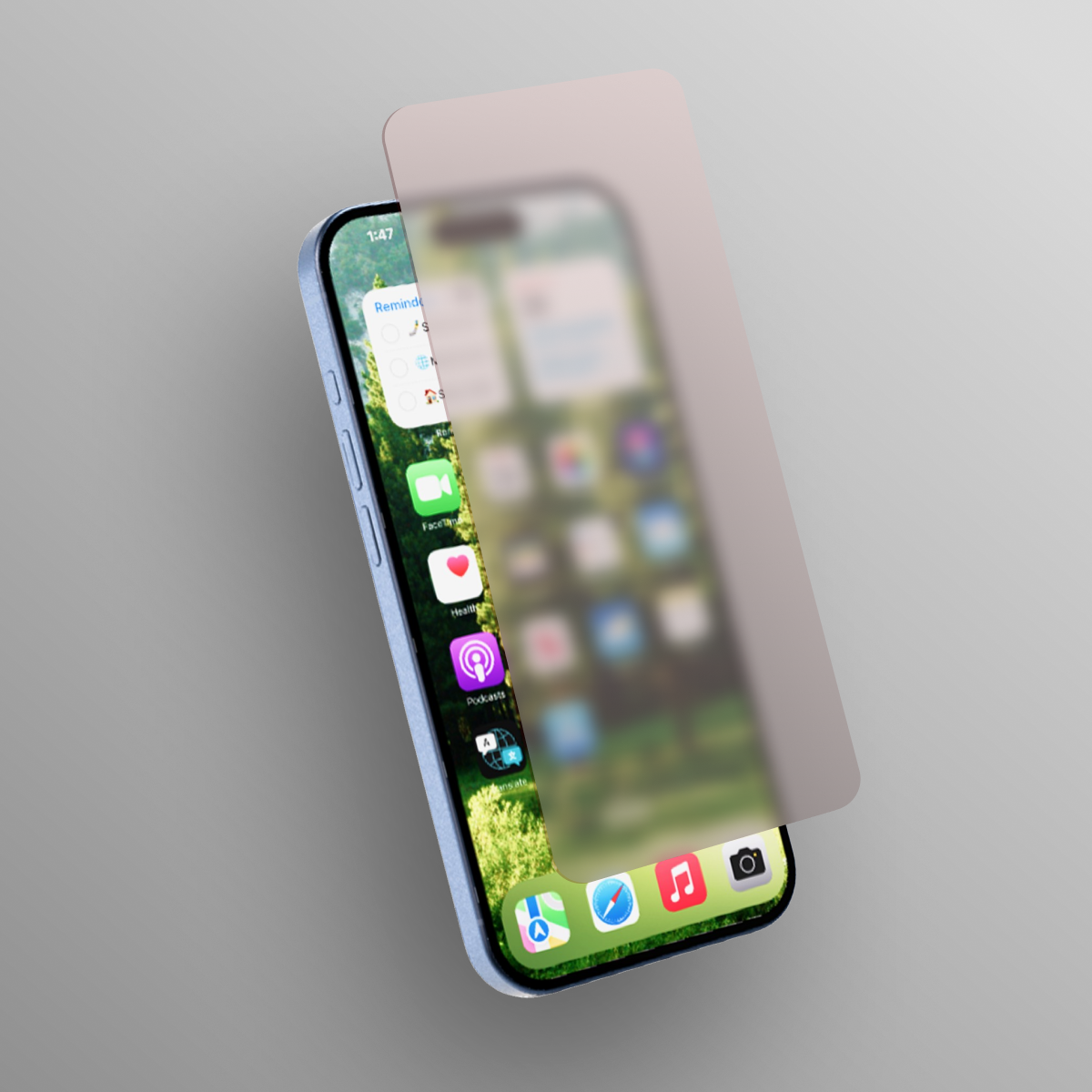 Blue Light Blocking & Red Light Converting DuroGlass Screen Protector with Matte finish - Dumb Screen